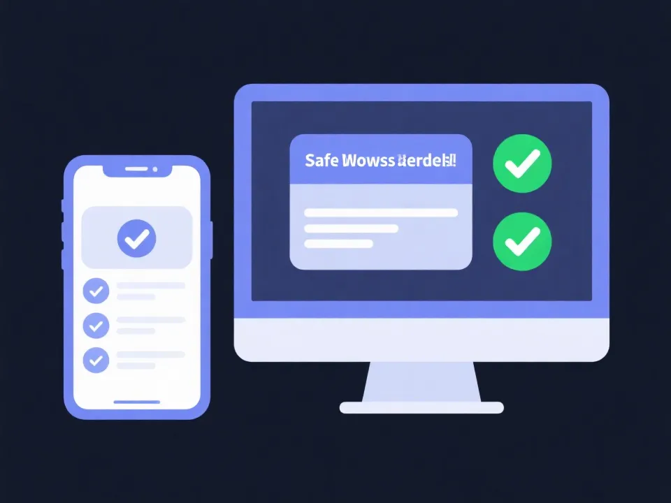 安全浏览习惯示意图